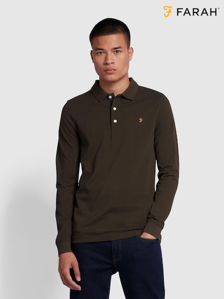 Farah Blanes Long Sleeve Polo Shirt (427462) | £65