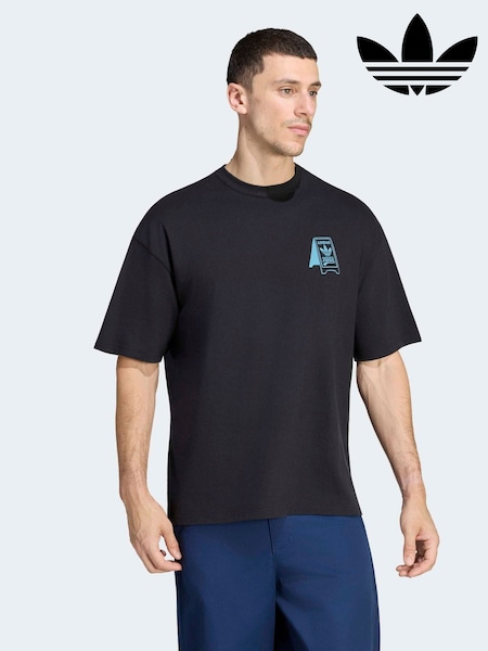Black - Regular Adidas Originals Food Cart T-shirt