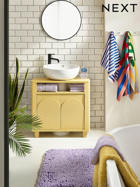 Ochre Yellow Arches Under Sink Storage Unit (427870) | £145