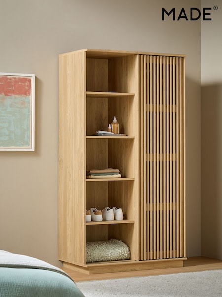 MADE.COM Oak Tulma Double Wardrobe (428152) | £499