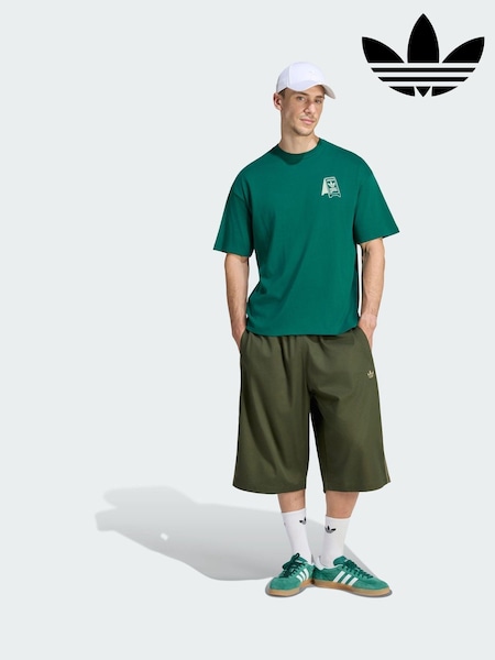 Green - Regular Adidas Originals Food Cart T-shirt