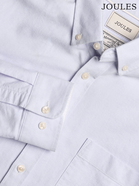 Joules Oxford Blue Long Sleeve Classic Fit Shirt (428800) | £42