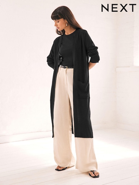 Black Longline Cardigan (429084) | £28