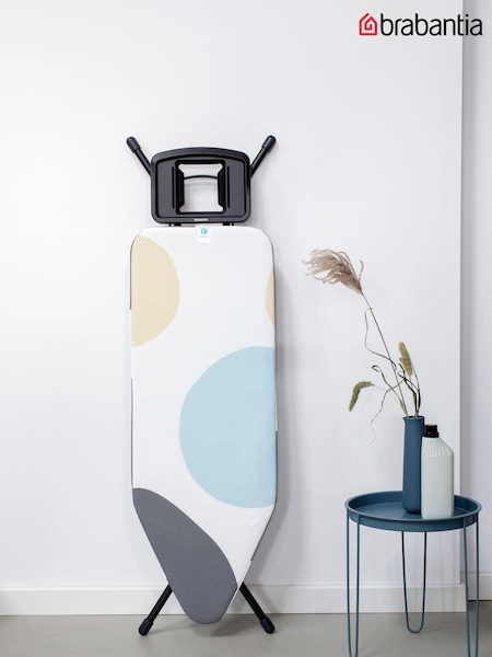 Brabantia Black C 124x45cm Spring Bubbles Ironing Board (4292Y5) | £74