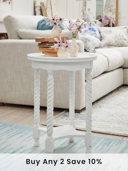 Shabby Chic by Rachel Ashwell® White Juni Side Table (429382) | £299