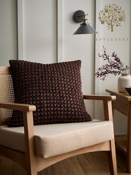 Appletree Bobble Velvet Filled Cushion