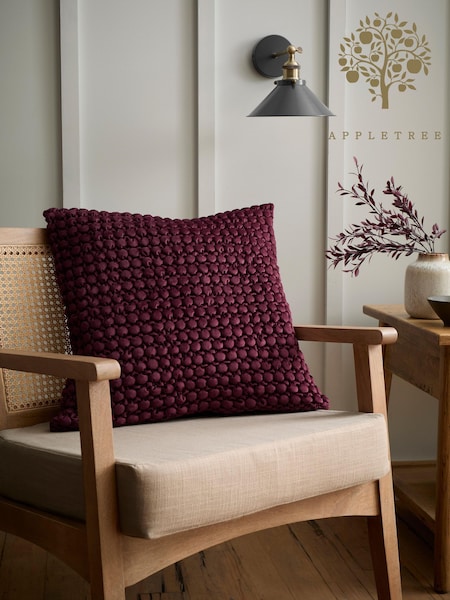 Appletree Bobble Velvet Filled Cushion