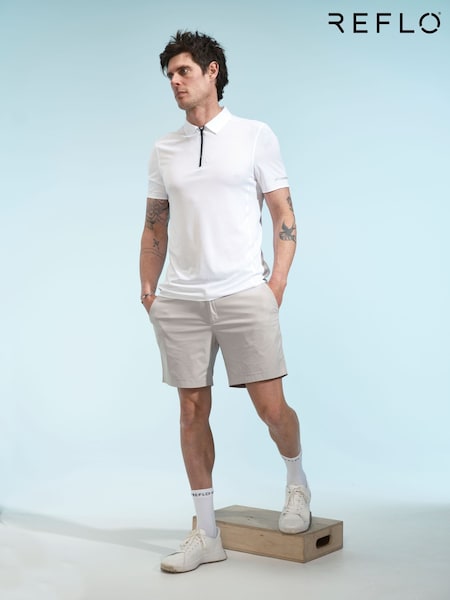 White - Regular Reflo Makulu Short Sleeve Polo Shirt