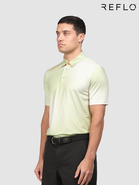 Green - Regular Reflo Tagus Short Sleeve Polo Shirt