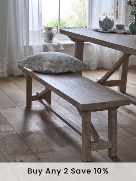 Shabby Chic by Rachel Ashwell® Reclaimed Pine Loretta Bench (431046) | £249