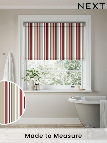 Red Chindi Made to Measure Roller Blind (431661) | £57