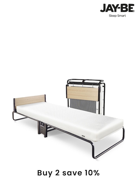 Jay-Be Black Revolution Folding Bed with Rebound e-Fibre Mattress (432010) | £156