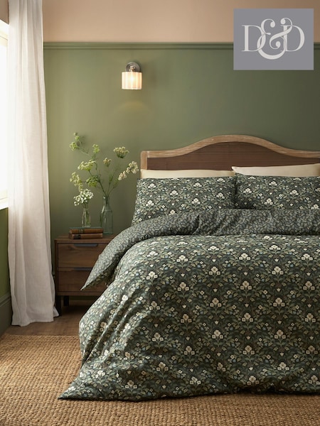 Dreams & Drapes Heritage Floral Duvet Cover & Pillowcase Set