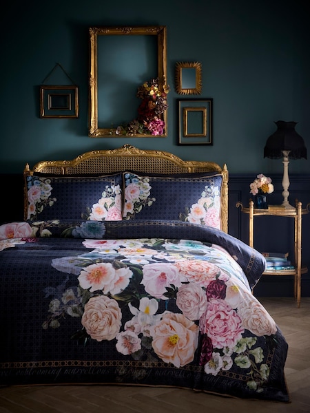 Laurence Llewelyn-bowen Bouquet List Cotton Duvet Cover & Pillowcase Set