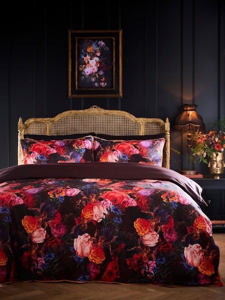 Laurence Llewelyn-bowen Grande Chintz Cotton Duvet Cover & Pillowcase Set