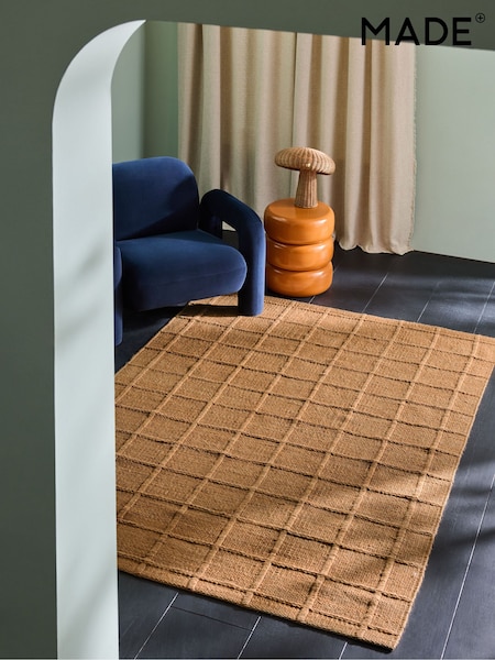 MADE.COM Natural Lennon Woven Jute Rug (435980) | £120 - £300