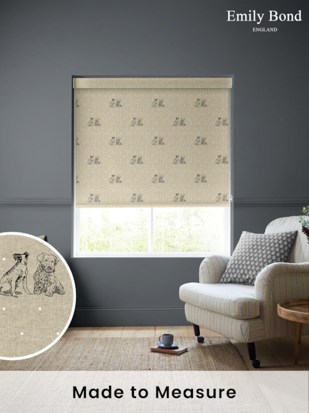 Emily Bond Linen Millie Made to Measure Roller Blinds (436001) | £58