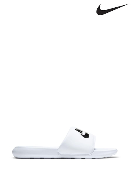 Nike White/Black Victori One Sliders (436146) | £27