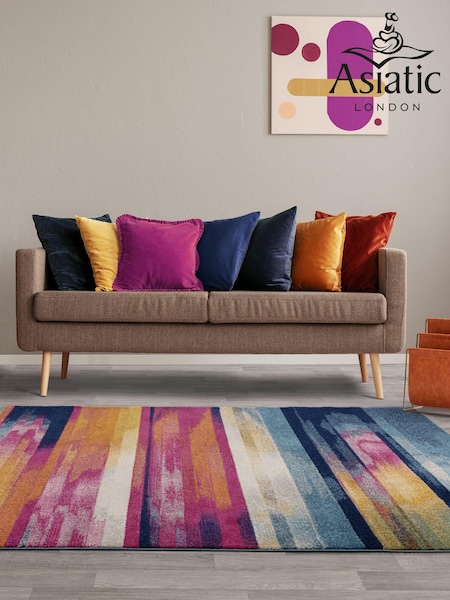 Asiatic Rugs Multi Nova Stripe Rug (436317) | £82 - £233