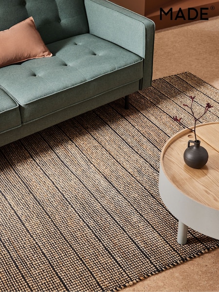 MADE.COM Natural Hurley Woven Jute Rug (436403) | £55 - £320