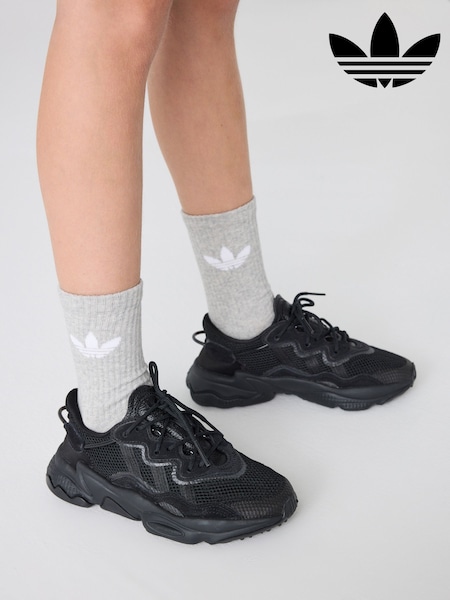 adidas Originals Black Ozweego Trainers (436948) | £65