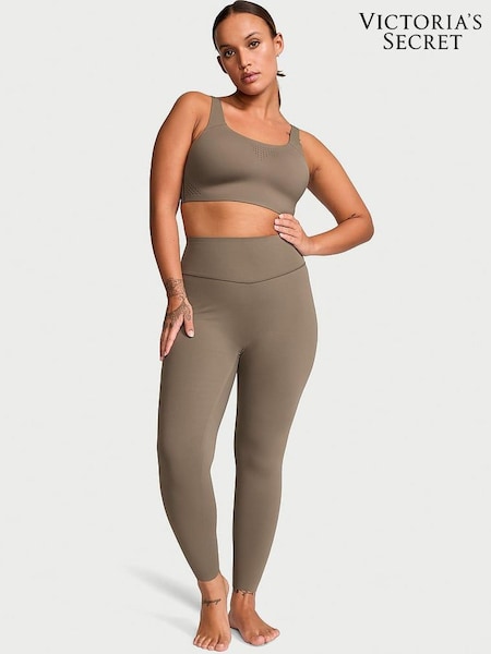 Victoria's Secret Terra Olive Green 7/8 Length VS Elevate Light Compression Leggings (437497) | £55