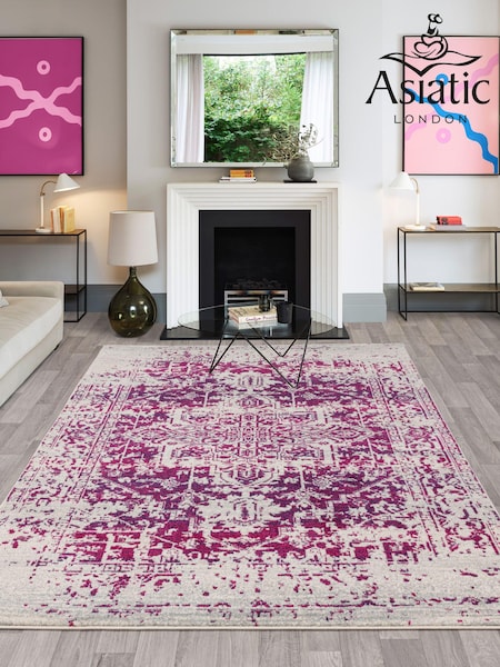 Asiatic Rugs Pink Nova Antique Rug (437839) | £82 - £233
