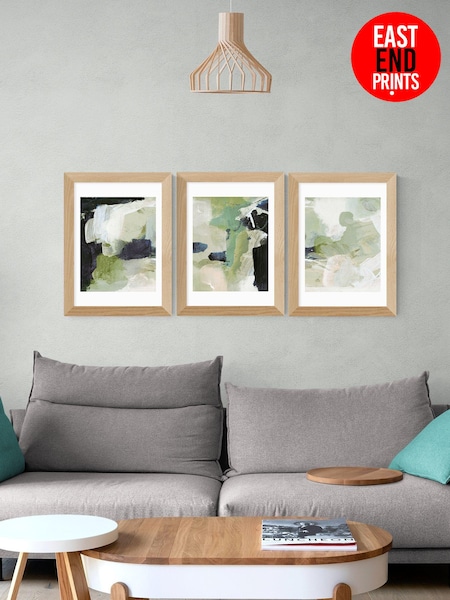 East End Prints Set of 3 Green Wall Prints Set by Dan Hobday (438252) | £140 - £370