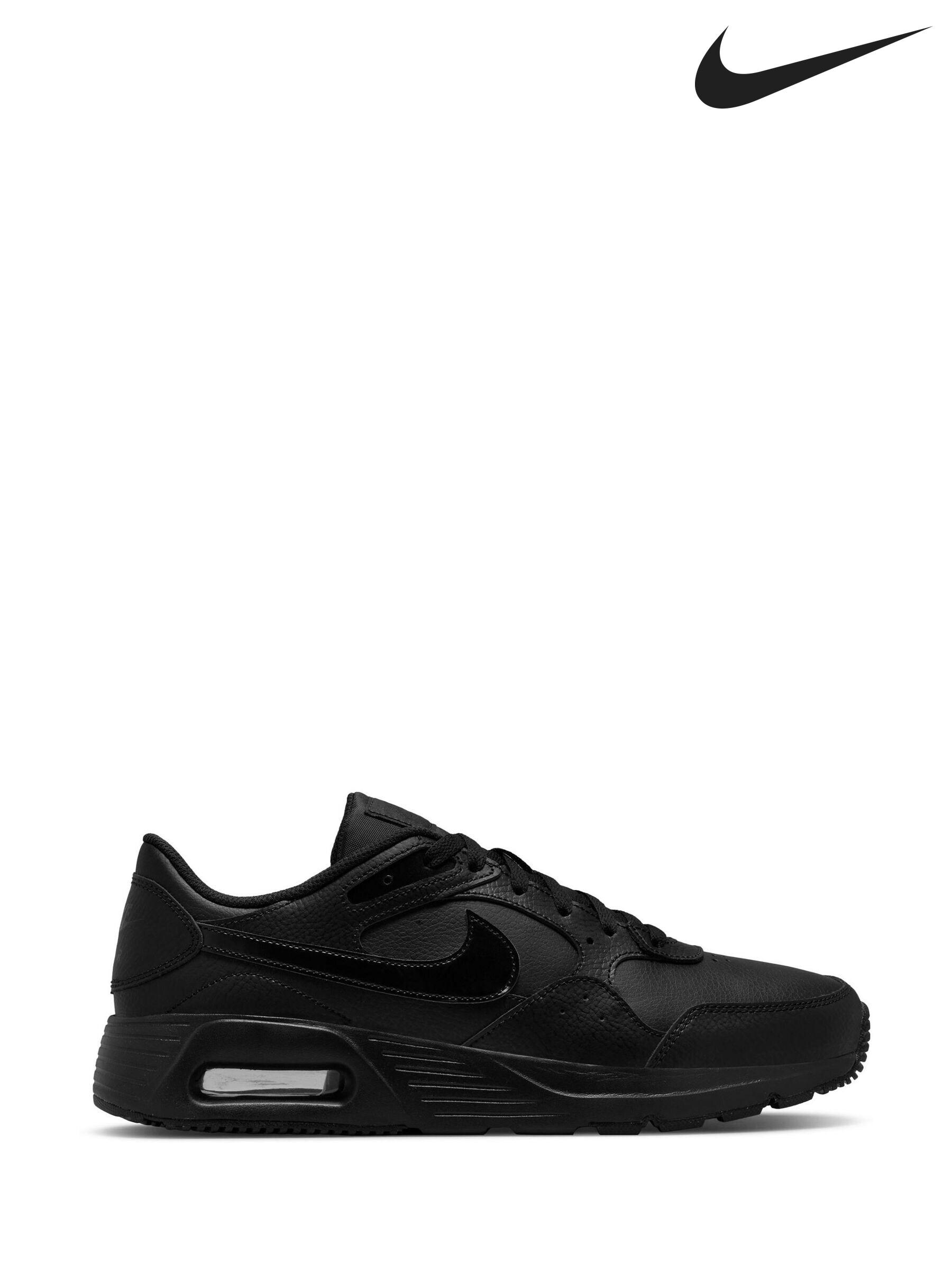 Nike leather trainers mens outlet