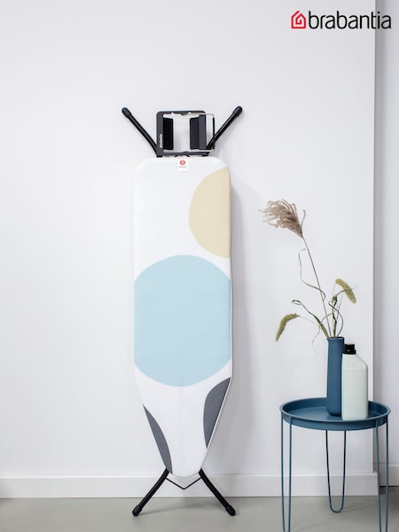 Brabantia Black Spring Bubbles B 124x38cm Ironing Board (43B491) | £75