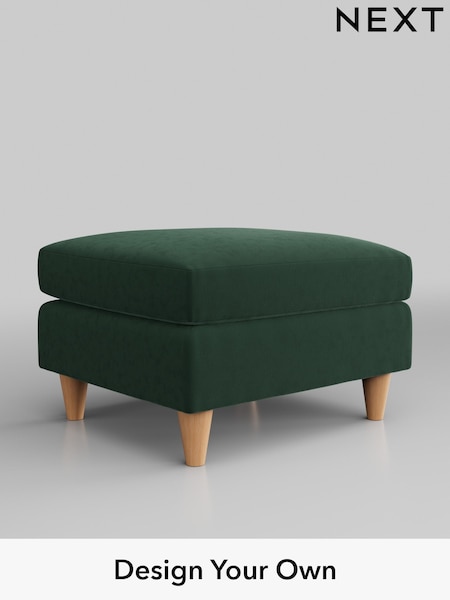 Plush Velvet Easy Clean/Bottle Green Camden (440376) | £350