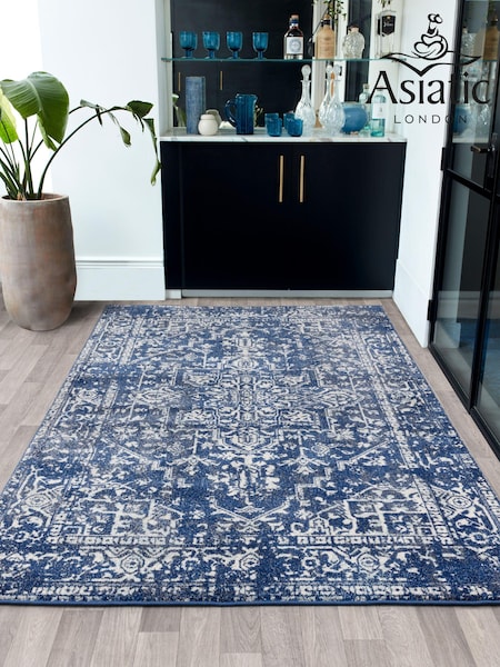 Asiatic Rugs Navy Nova Antique Rug (440492) | £82 - £233