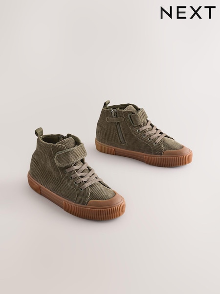 Green Cord Touch Fastening Boots (441802) | £8