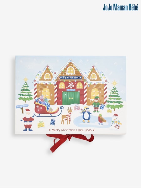 JoJo Maman Bébé Red Medium Christmas Gift Box (442051) | £3.50