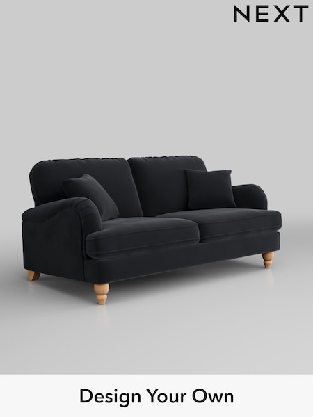 Plush Velvet Easy Clean/Charcoal Grey Lilly Ii (445018) | £950