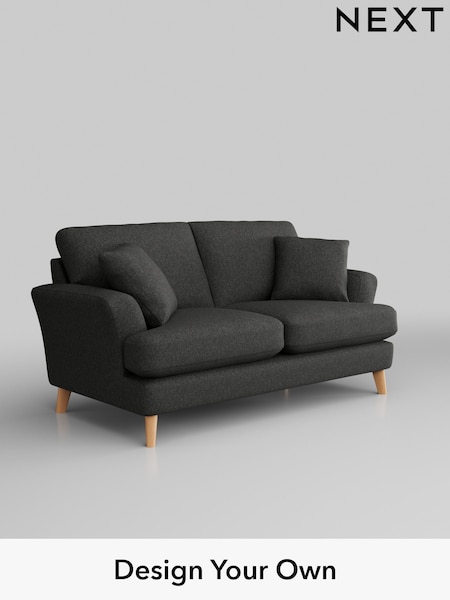 Tweedy Blend Easy Clean/Charcoal Grey Conway Relaxed Sit (448170) | £1,150