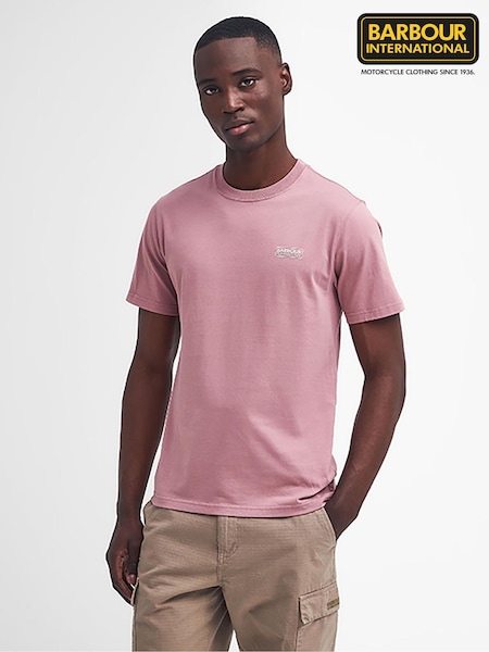 Barbour® International Mens Small Logo 100% Cotton T-Shirt (448501) | £30