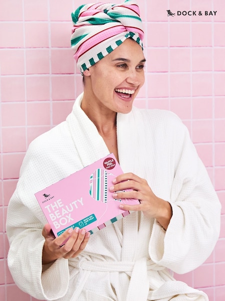 Dock & Bay Beauty Box Gift Box Hairwrap & Makeup Removers