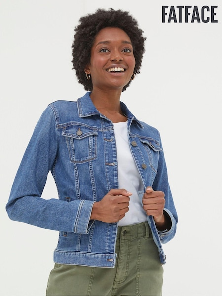FatFace Tasha Blue Denim Jacket (449298) | £59