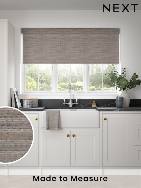 Natural Sand Raven Made to Measure Roller Blind (450292) | £73