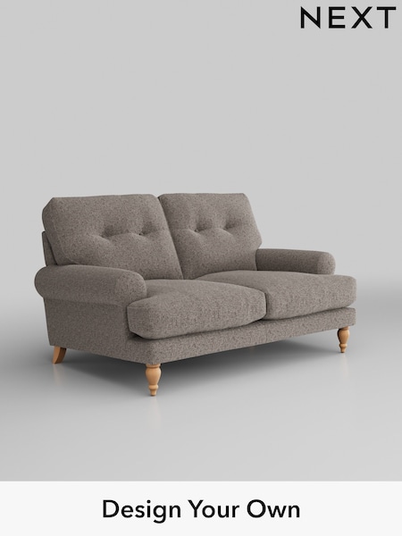Chunky Chenille/Mink Brown Erin Buttoned Back Deep Sit (450316) | £1,175