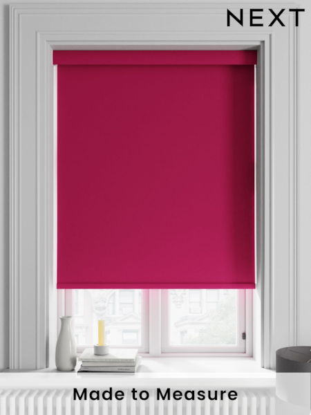 Burgundy Purple Haig Made To Measure Blackout Roller Blind (450389) | £20