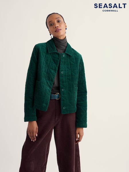 Green - Seasalt Cornwall Incoming Tide Jacket