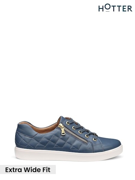 Blue - Hotter Wonder Lace-up Trainers