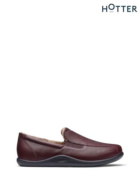 Red - Regular Hotter Relax Slip On Slippers
