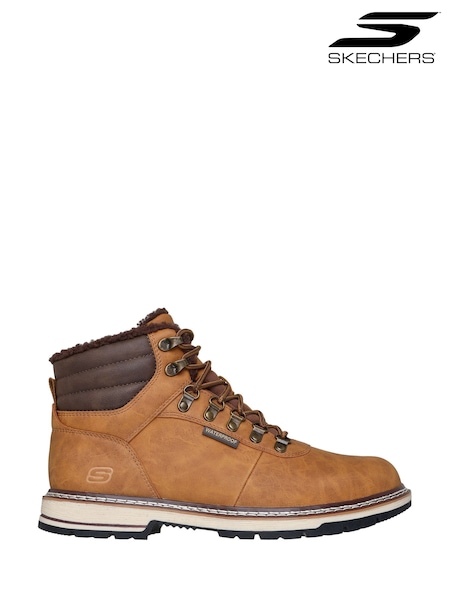 Chestnut Brown - Regular Skechers Corado Memphis Waterproof Boots