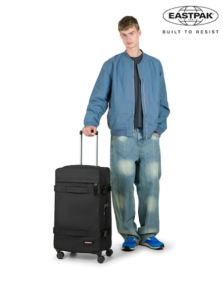 Black - Regular Eastpak Transit'r 4 M + Luggage