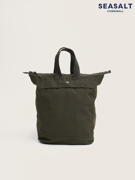 Green - Seasalt Cornwall Porthlynn Waterproof Backpack