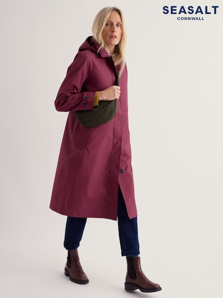Purple - Seasalt Cornwall Sea Lights Trench Coat
