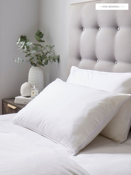 The Fine Bedding Company Dual Support Memory Foam 100% Cotton Pillow (458075) | £50